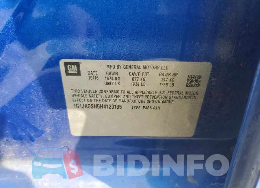 1G1JA5SH5H4120195 Photo# 12