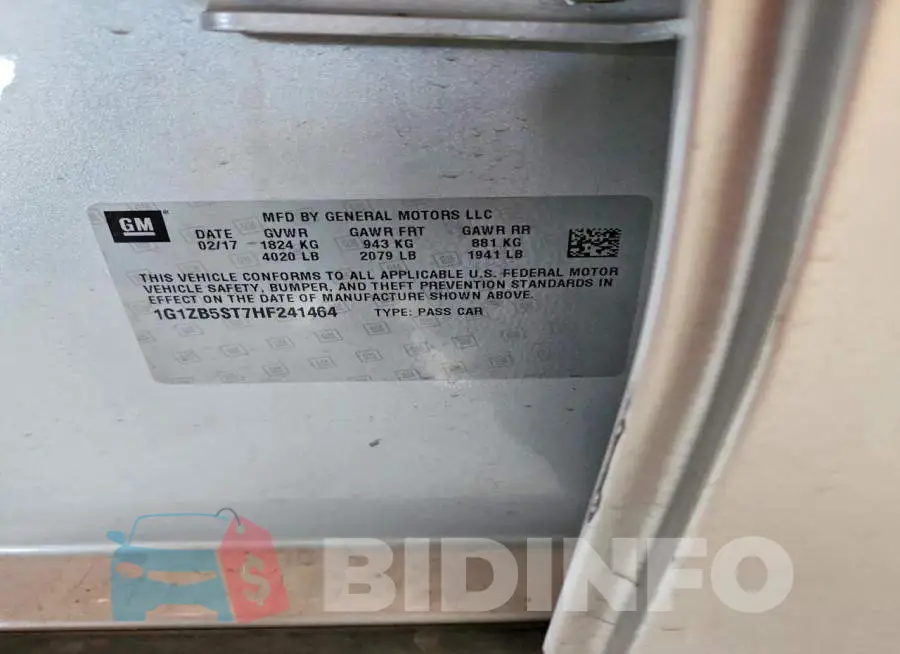 1G1ZB5ST7HF241464 Photo# 12