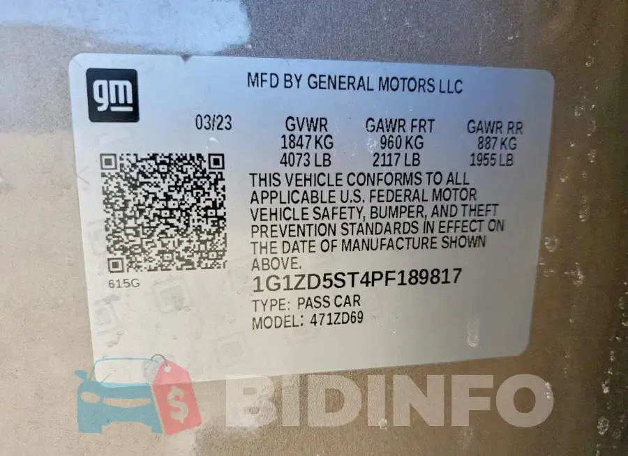 1G1ZD5ST4PF189817 Photo# 12