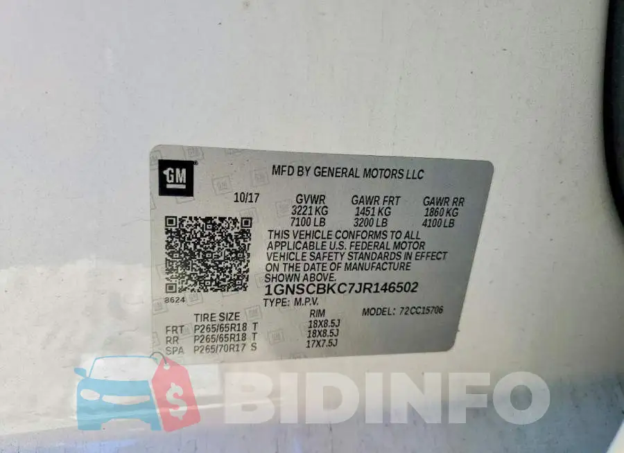 1GNSCBKC7JR146502 Photo# 12