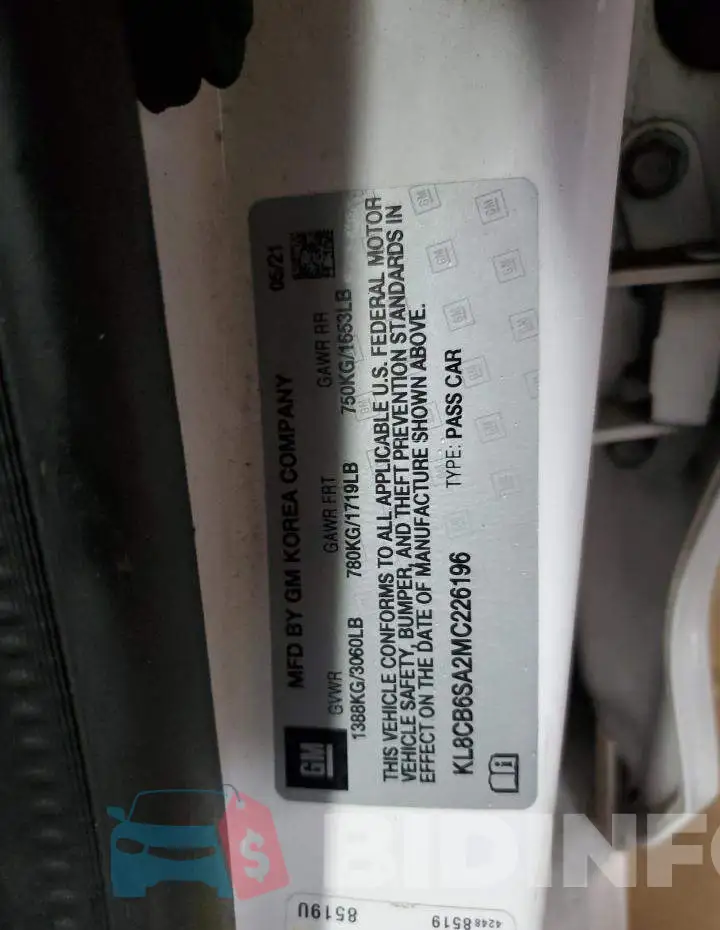 KL8CB6SA2MC226196 Photo# 12