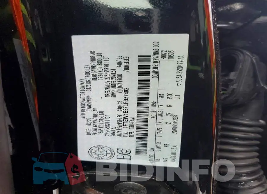 1FTEW1E57LFB57492 Photo# 12