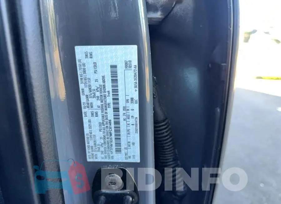 1FTFW1E87MFC81486 Photo# 10