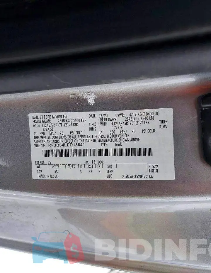 1FTRF3B64LED18641 Photo# 12