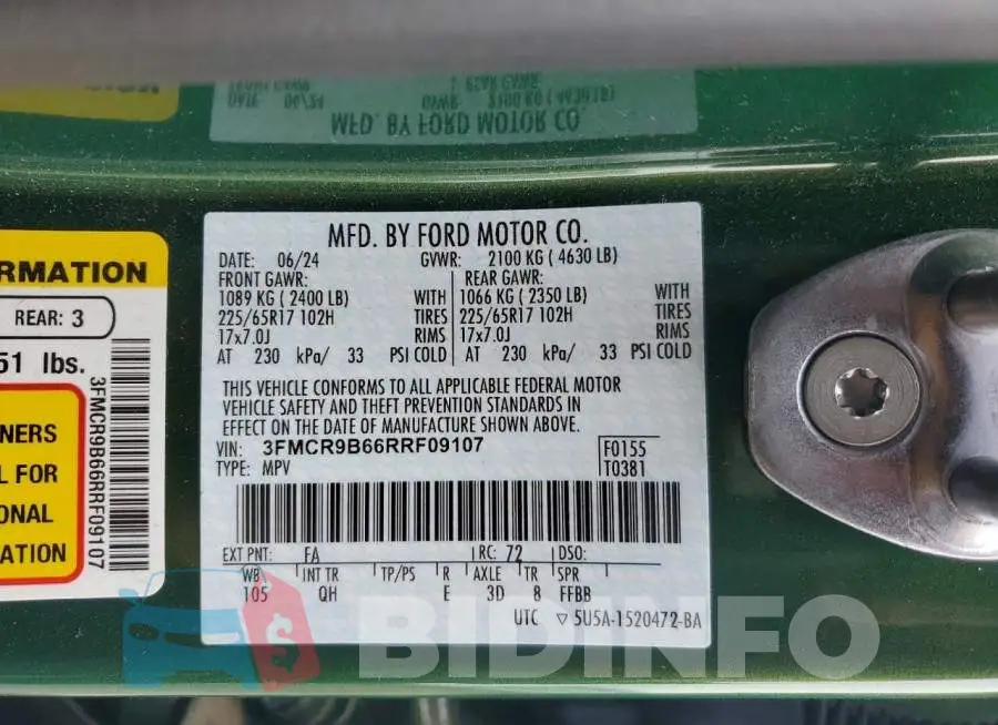 3FMCR9B66RRF09107 Photo# 14