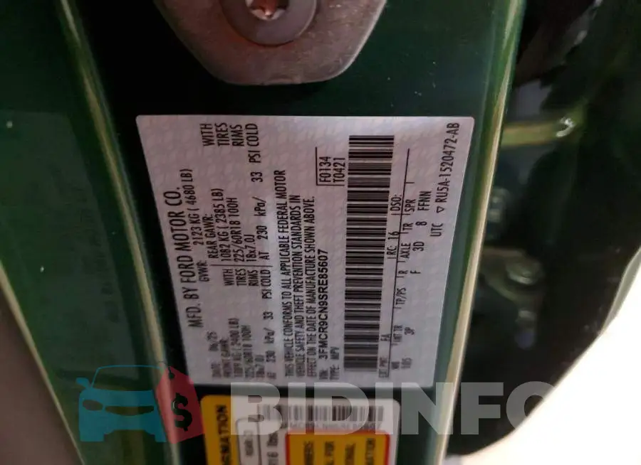 3FMCR9CN9SRE85607 Photo# 13