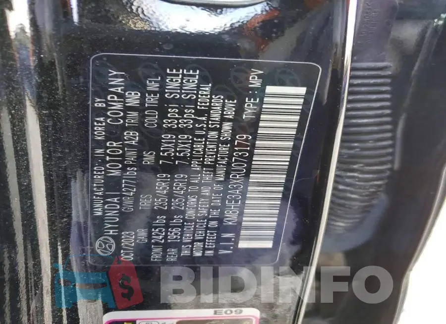 KM8HE3A3XRU073179 Photo# 12