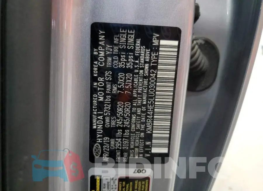 KM8R44HE5LU030042 Photo# 14