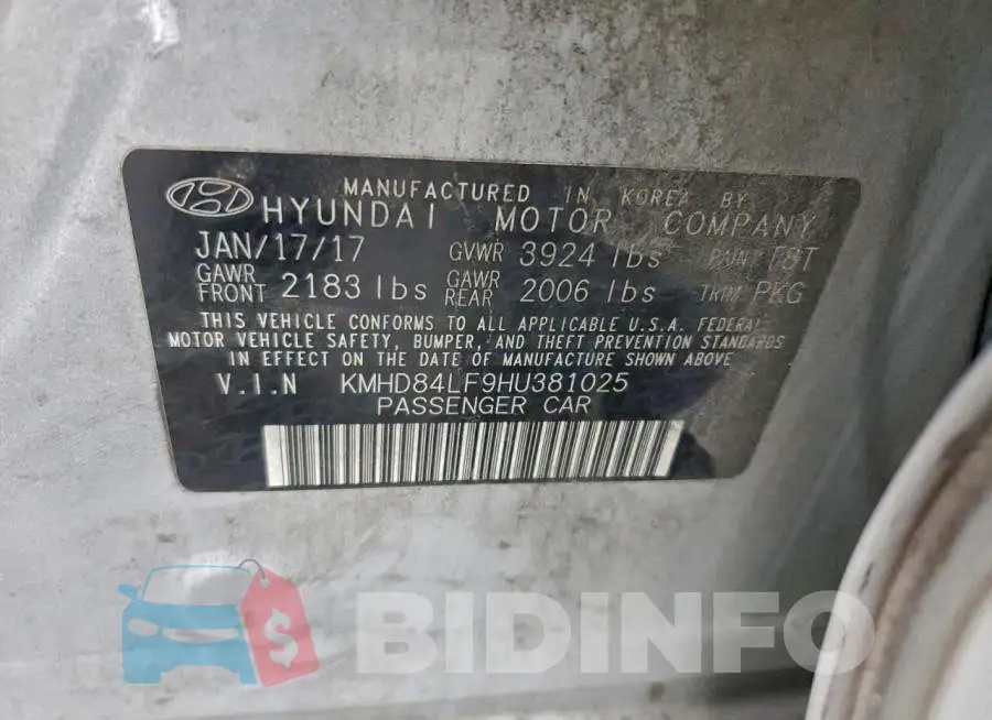 KMHD84LF9HU381025 Photo# 13