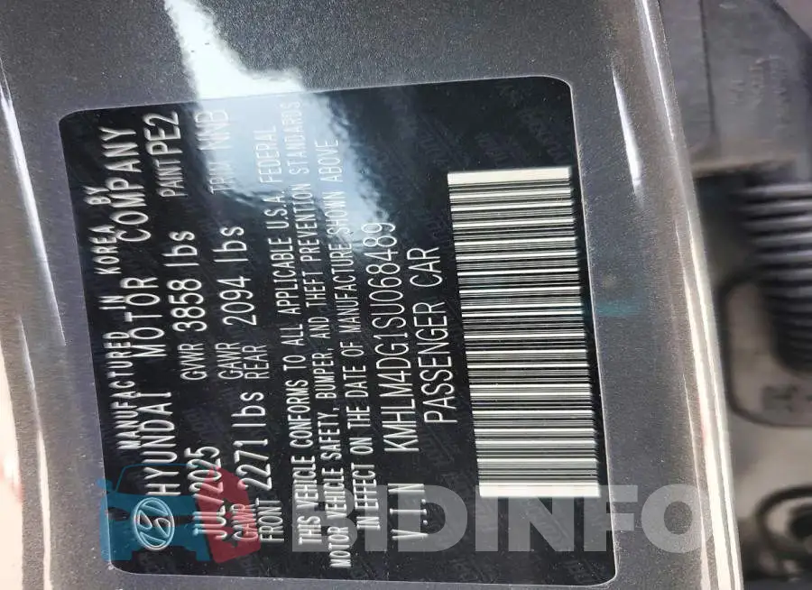 KMHLM4DG1SU068489 Photo# 13