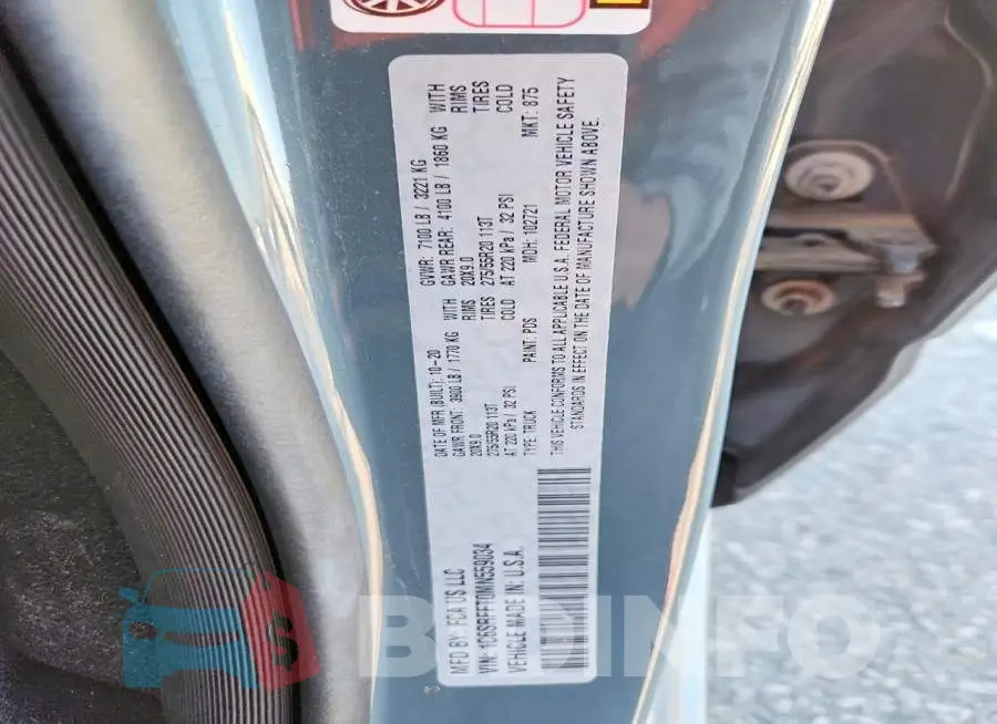 1C6SRFFT0MN559034 Photo# 12