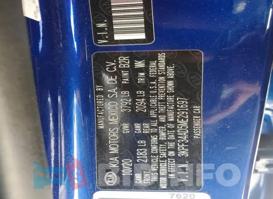 3KPF34AD5ME291697 Photo# 12