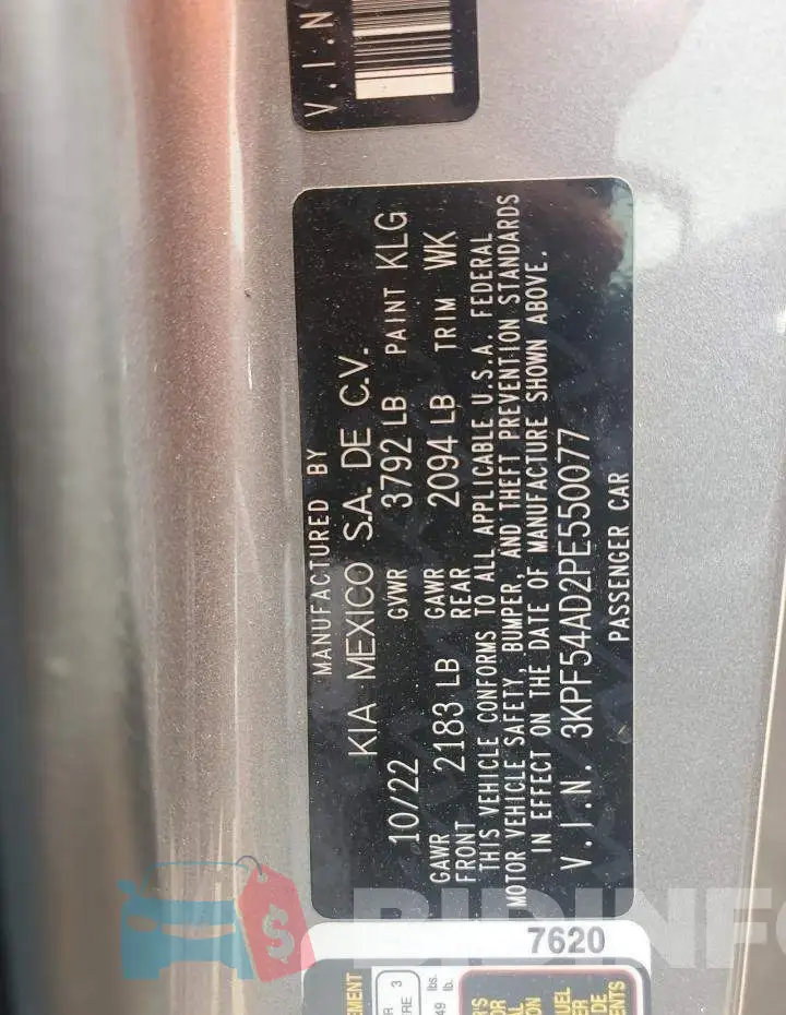 3KPF54AD2PE550077 Photo# 12