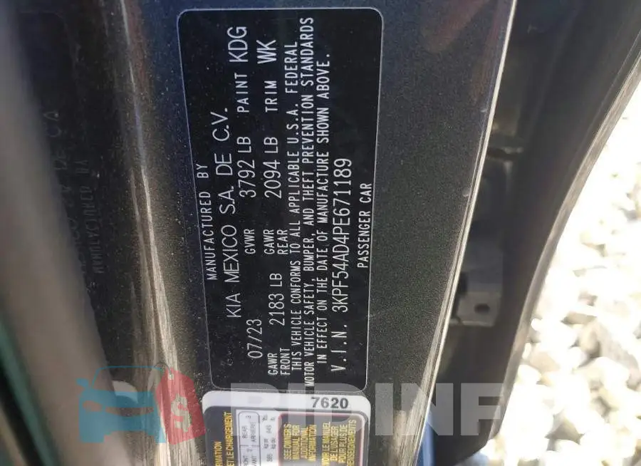 3KPF54AD4PE671189 Photo# 12