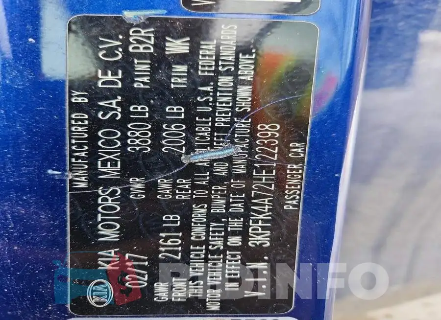 3KPFK4A72HE122398 Photo# 13
