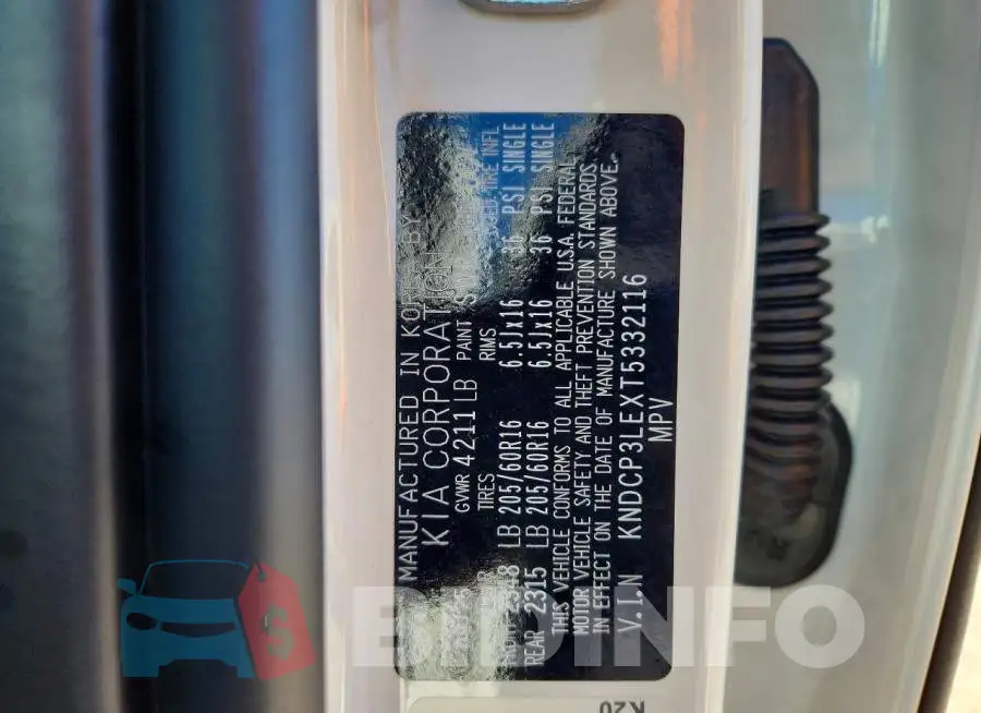 KNDCP3LEXT5332116 Photo# 14