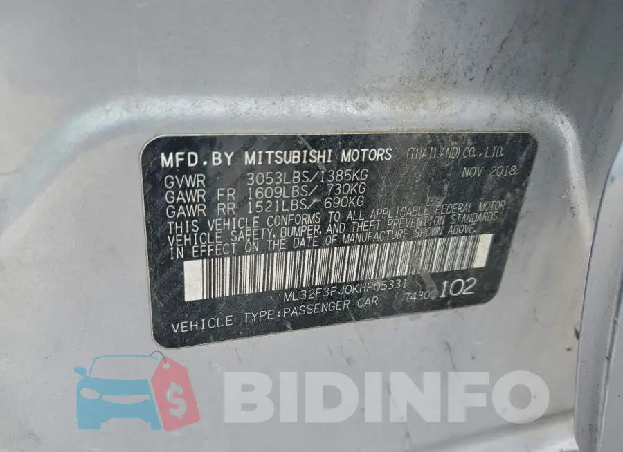 ML32F3FJ0KHF05331 Photo# 12