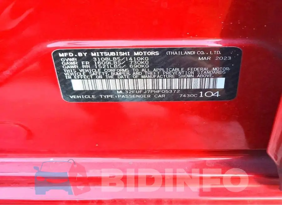 ML32FUFJ7PHF05372 Photo# 12