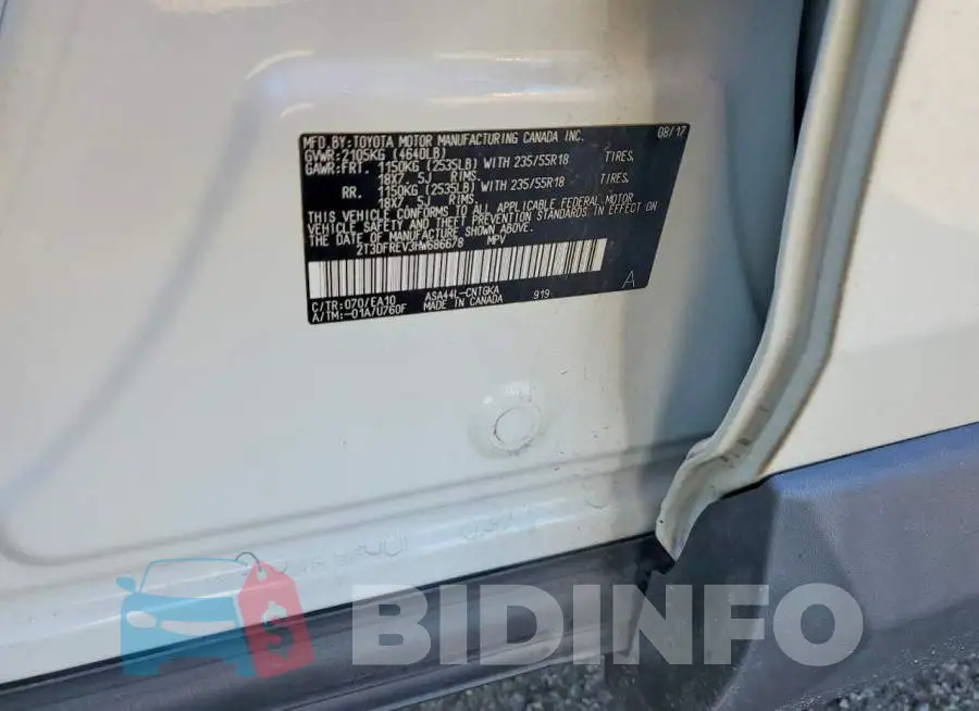 2T3DFREV3HW686678 Photo# 12