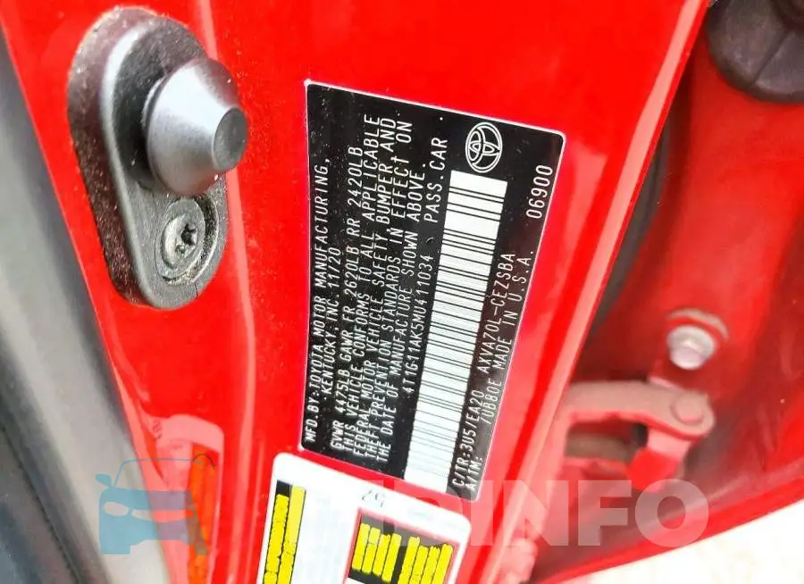 4T1G11AK5MU411034 Photo# 11