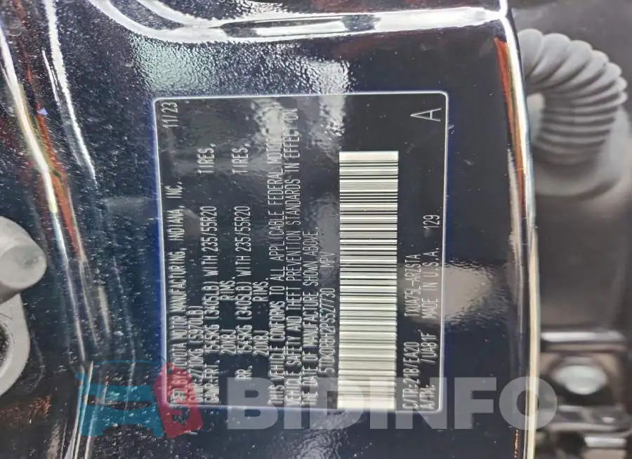 5TDKDRBH2PS527730 Photo# 13