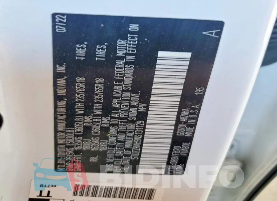 5TDZZRAH9NS131129 Photo# 13