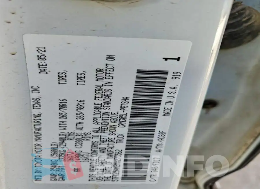 5TFCZ5AN2MX273562 Photo# 12