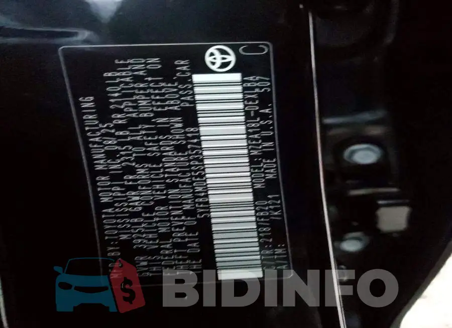 5YFB4MDE5SP357418 Photo# 12
