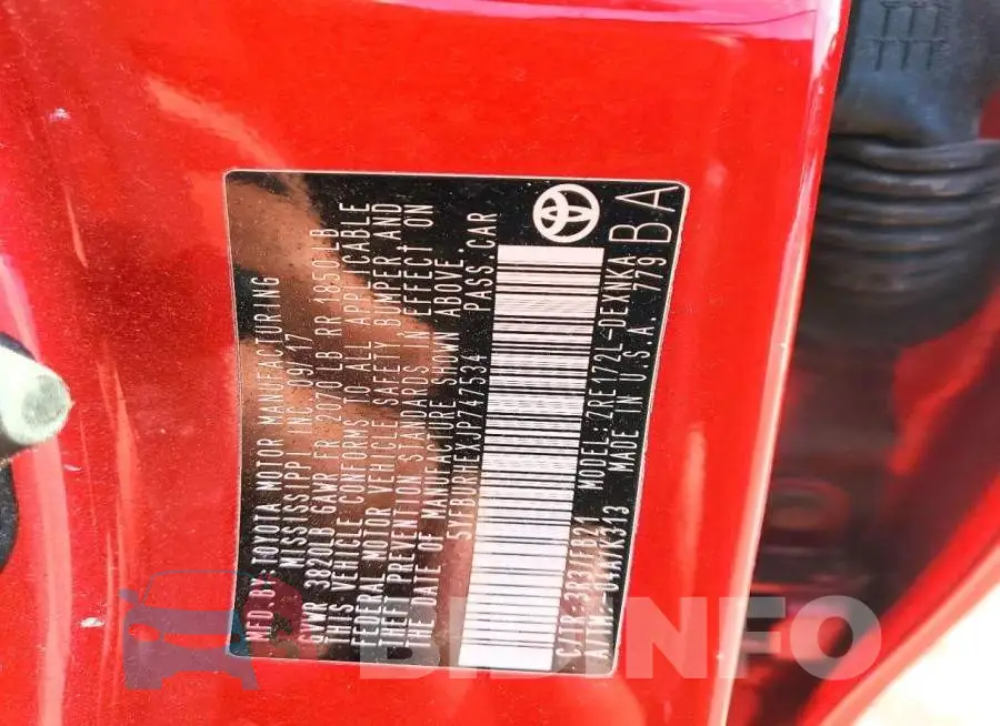 5YFBURHEXJP747534 Photo# 12