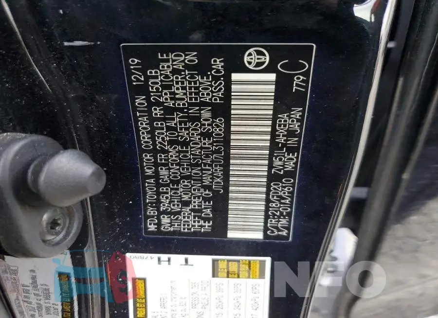 JTDKARFU7L3110826 Photo# 12