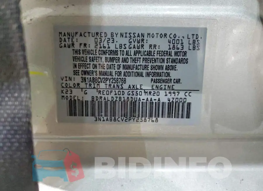 3N1AB8CV2PY258768 Photo# 12