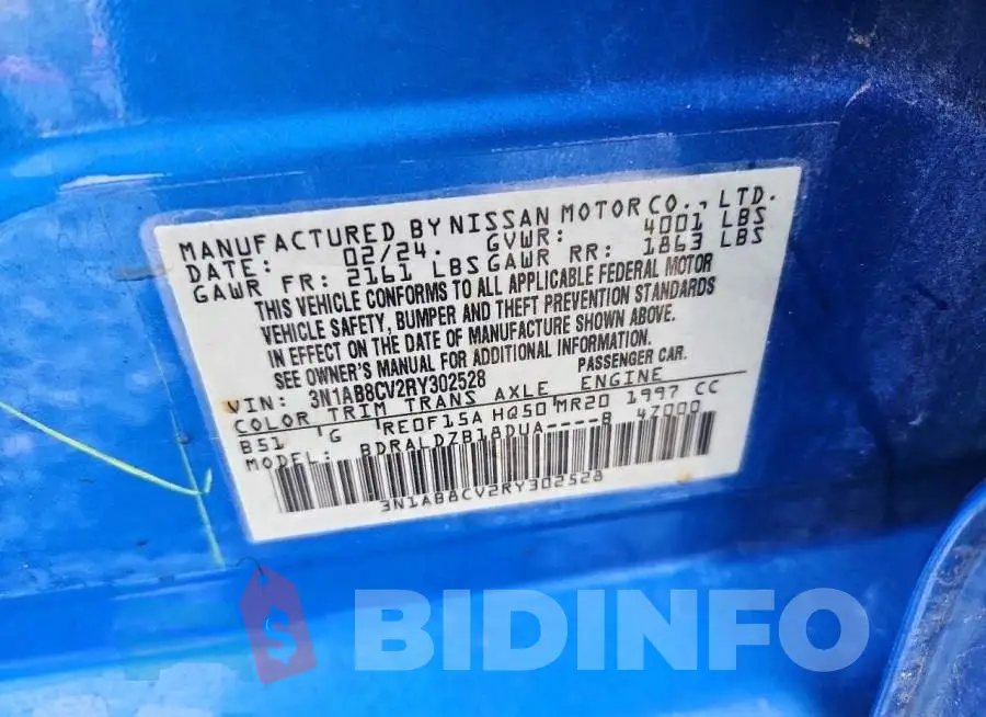 3N1AB8CV2RY302528 Photo# 13