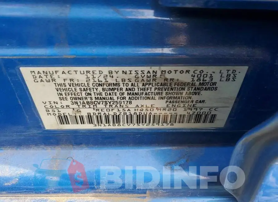 3N1AB8CV7SY259178 Photo# 12