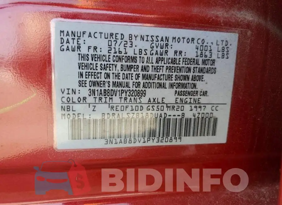 3N1AB8DV1PY320899 Photo# 12