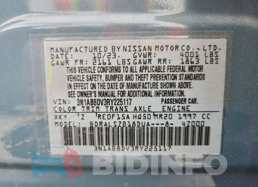 3N1AB8DV3RY225117 Photo# 12