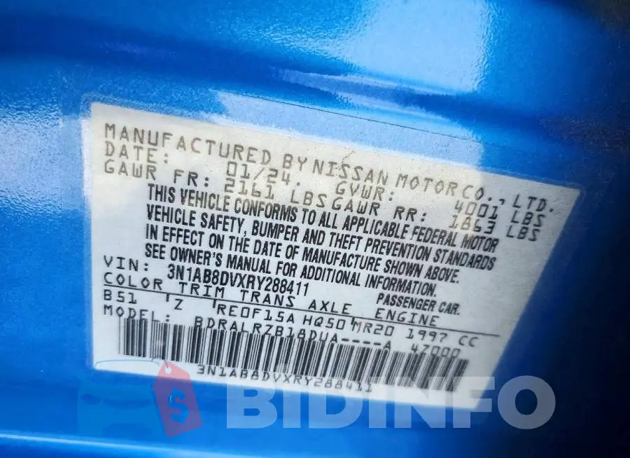 3N1AB8DVXRY288411 Photo# 12