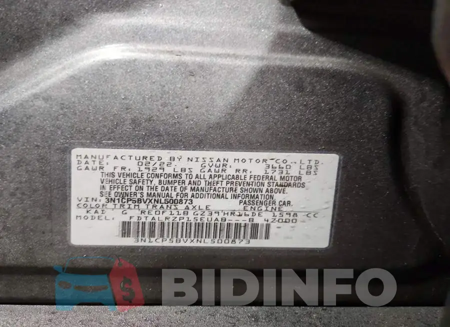3N1CP5BVXNL500873 Photo# 13