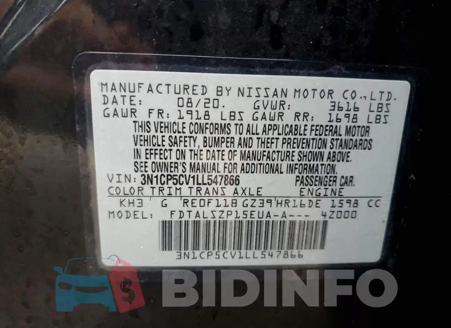 3N1CP5CV1LL547866 Photo# 13
