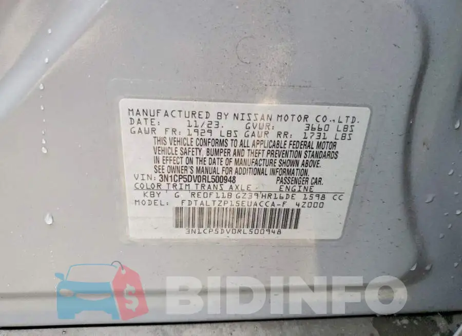 3N1CP5DV0RL500948 Photo# 13