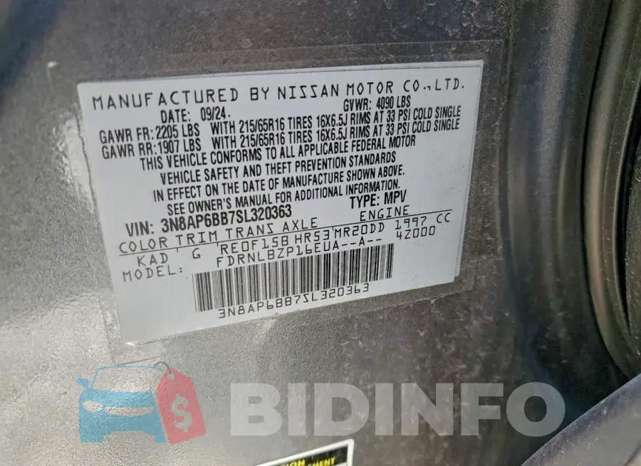 3N8AP6BB7SL320363 Photo# 14