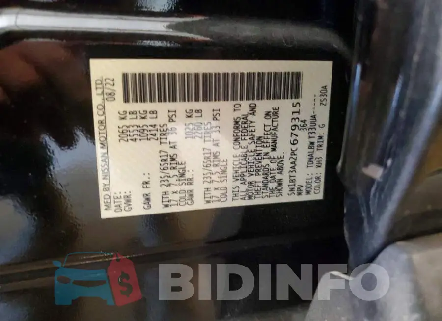 5N1BT3AA2PC679315 Photo# 13