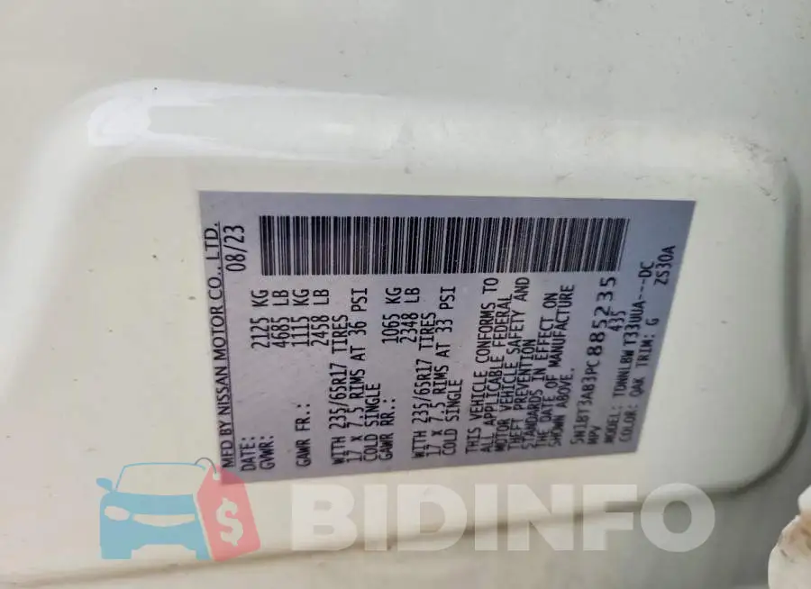 5N1BT3AB3PC885235 Photo# 13
