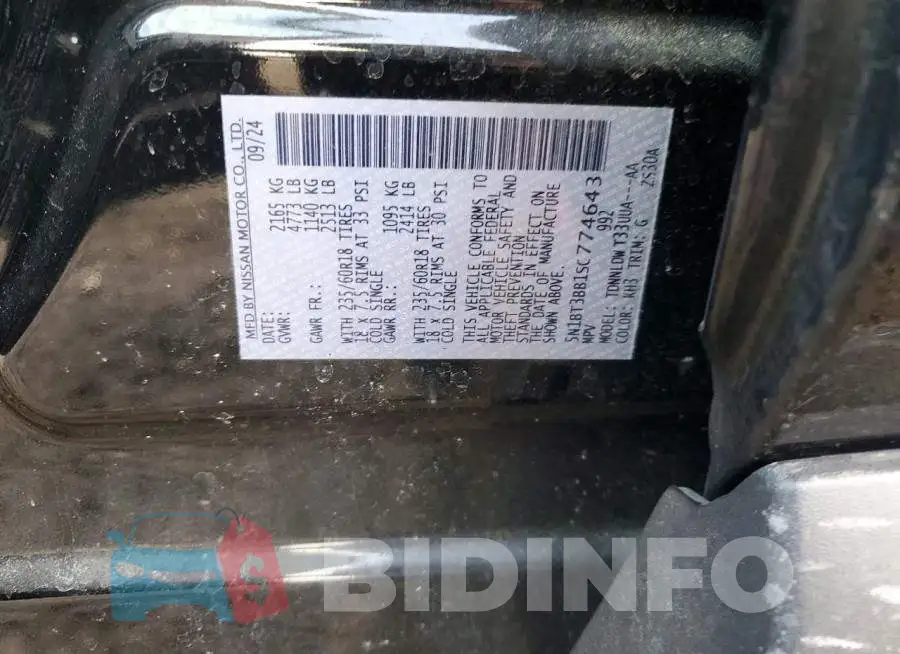 5N1BT3BB1SC774643 Photo# 12
