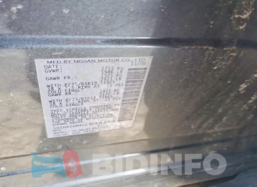 5N1DR2AM4LC644166 Photo# 13