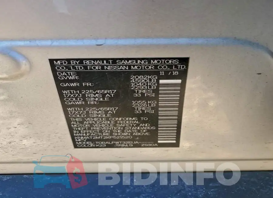 KNMAT2MT2KP521520 Photo# 13