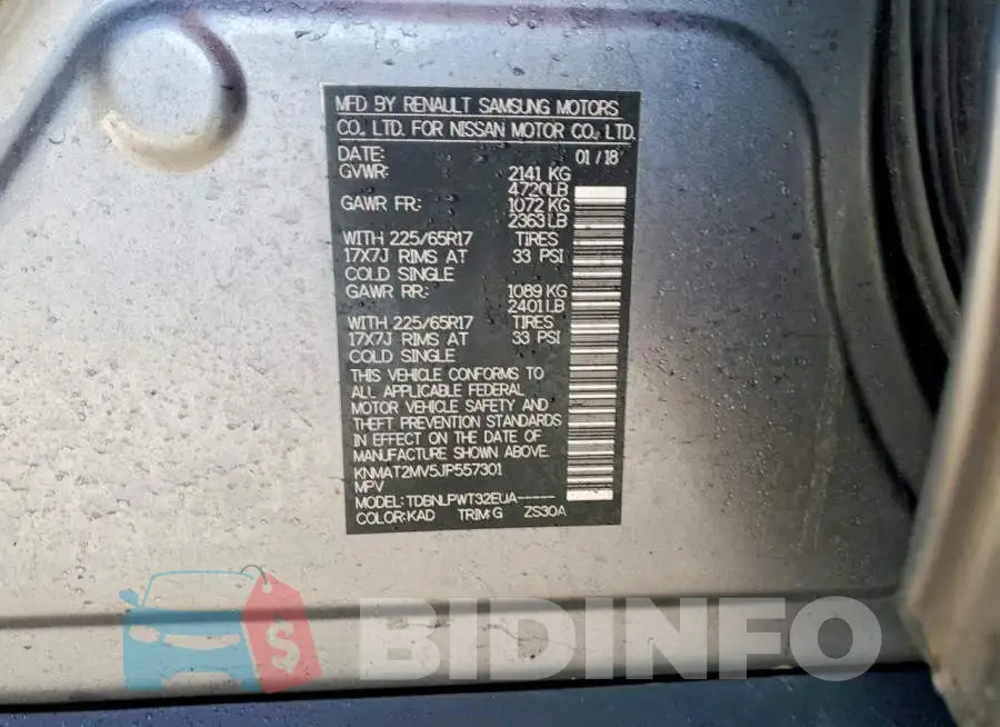 KNMAT2MV5JP557301 Photo# 13