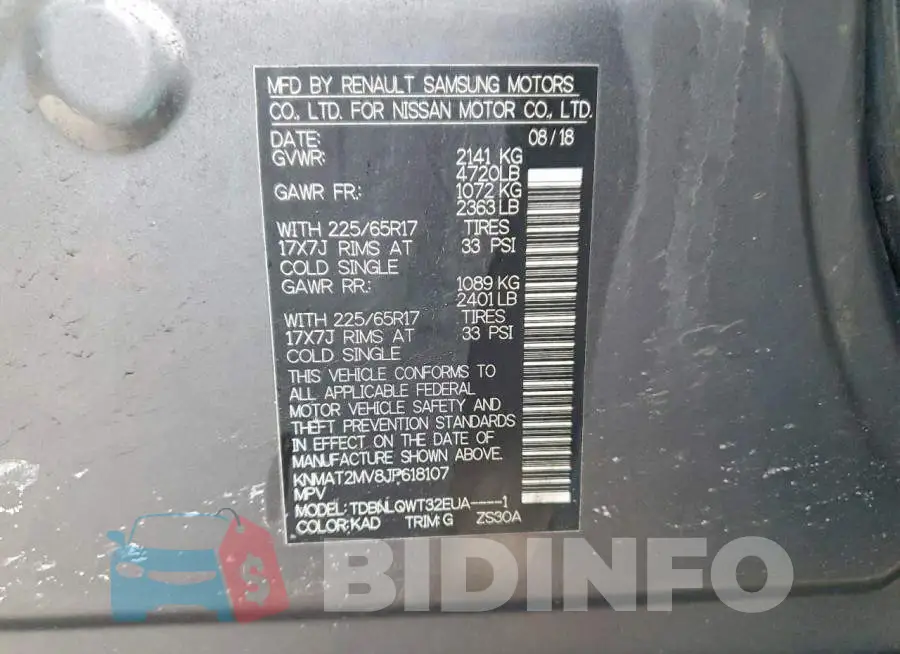 KNMAT2MV8JP618107 Photo# 13