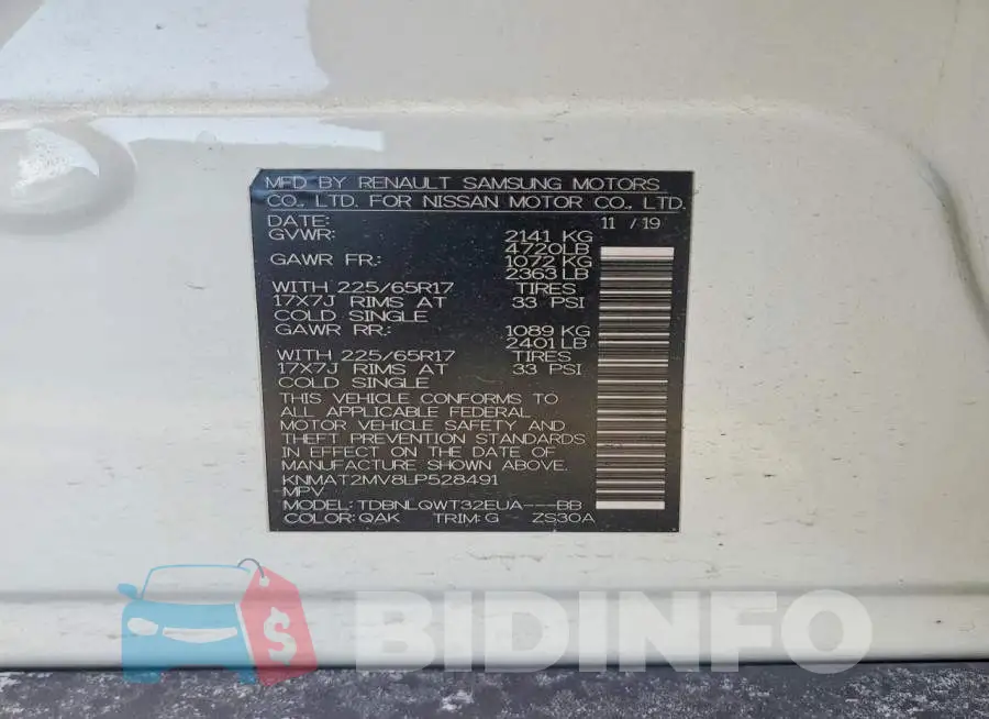 KNMAT2MV8LP528491 Photo# 12