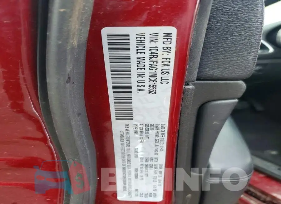 1C4RJFAG1MC615552 Photo# 13