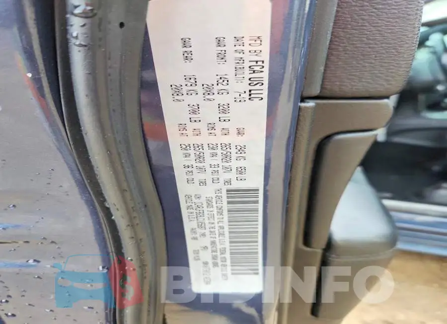 1C4RJFBG9LC105687 Photo# 14